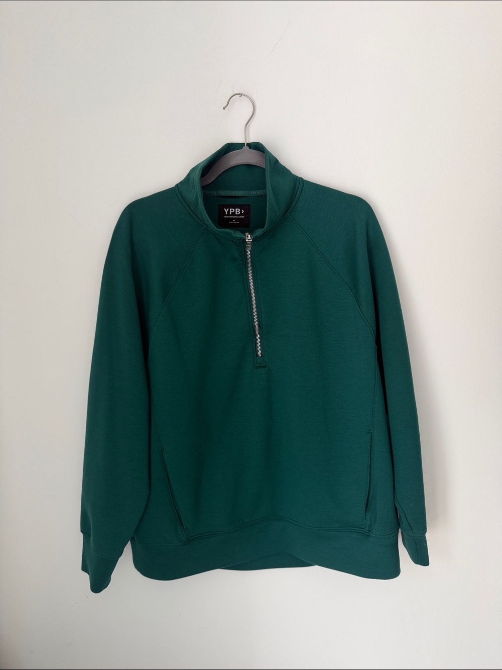 Abercrombie (YPB) Dark Green Quarter-Zip